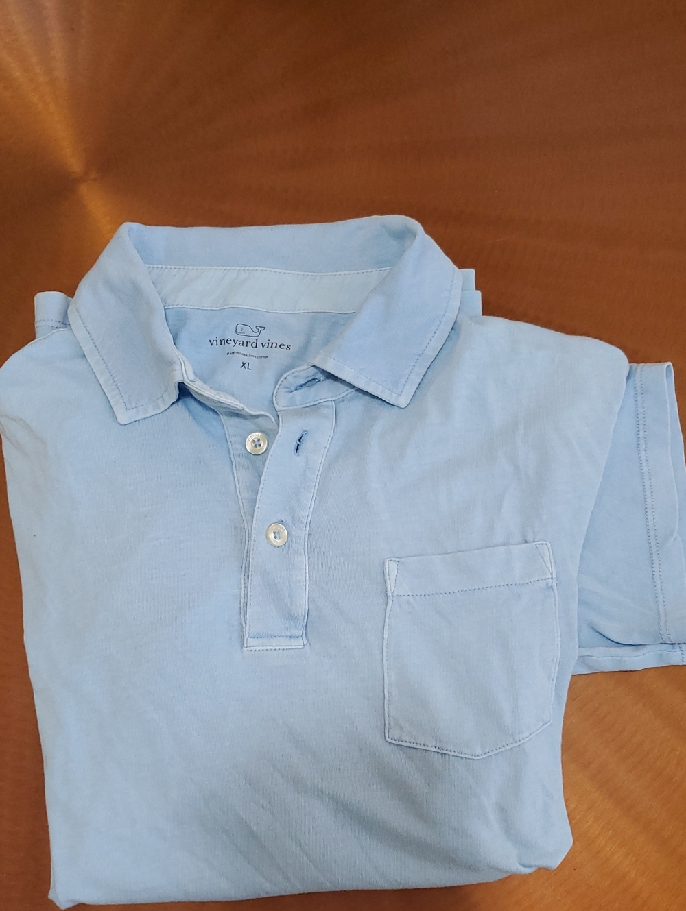 Vineyard Vines Teens Light Blue Polo Shirt